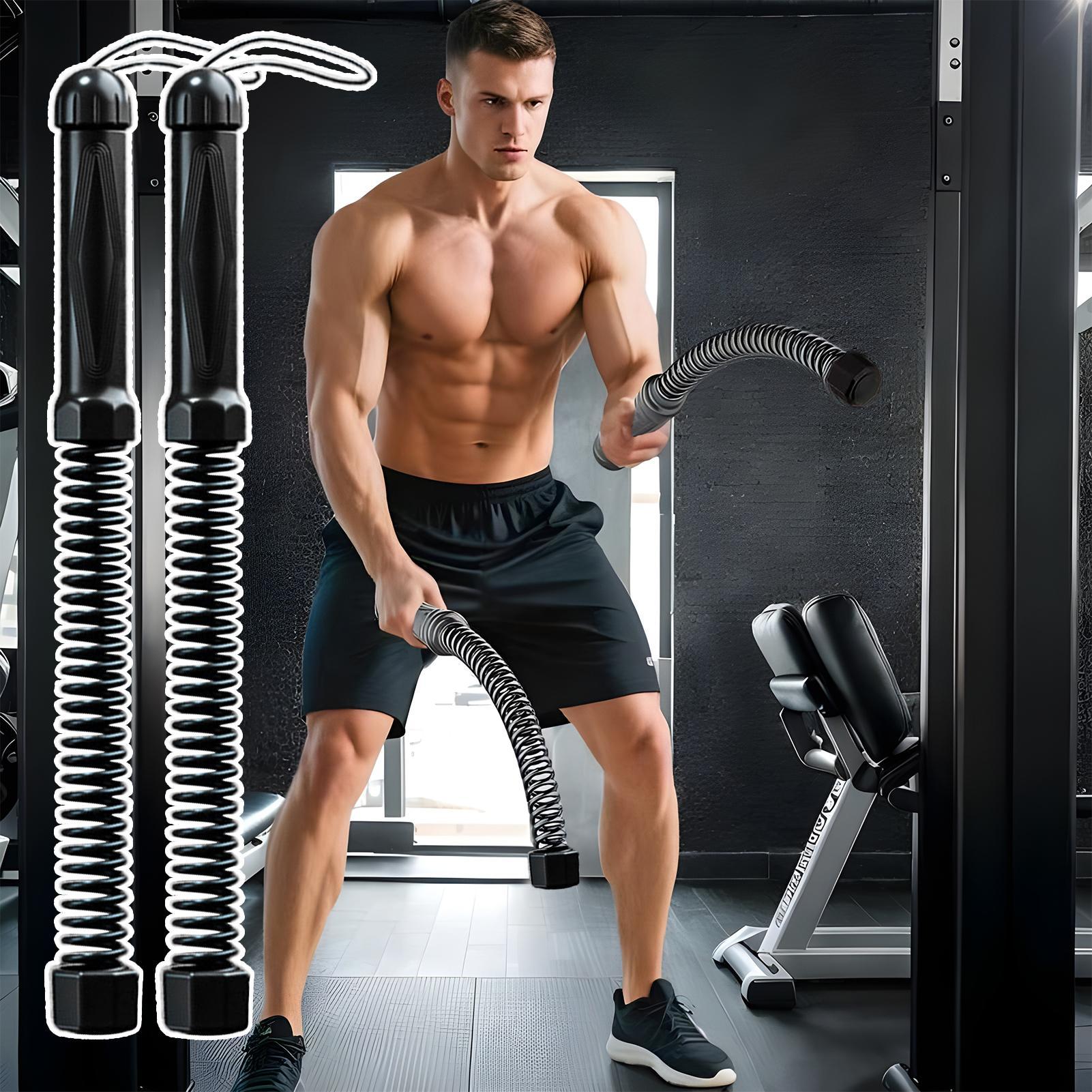 Home Gym In Apartment - Battle Ropes do domowej siłowni, na