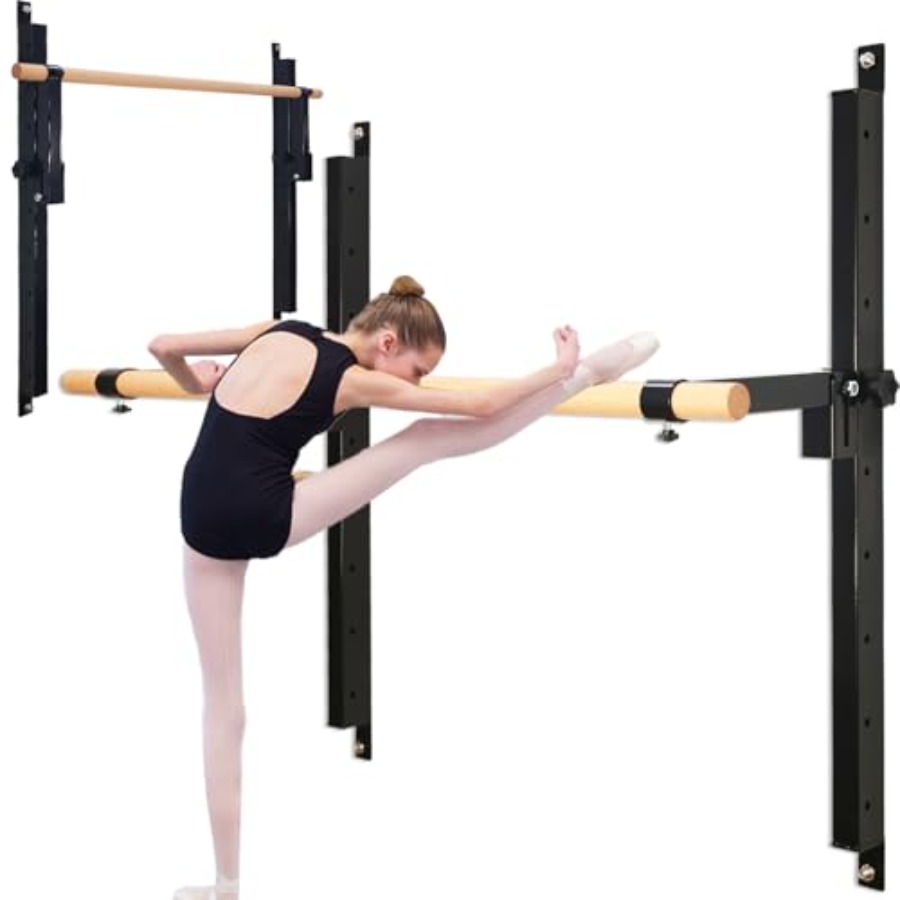 Home Gym Foldable - Ścienny drążek do baletu, regulowana wysokość
