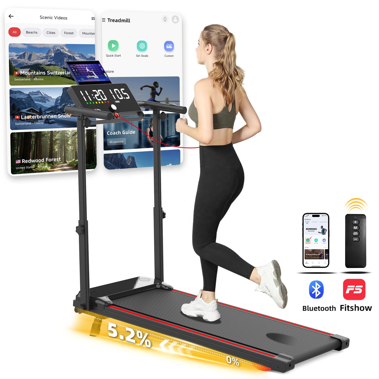 Home Gym Price - Tania składana bieżnia, przenośna mata do