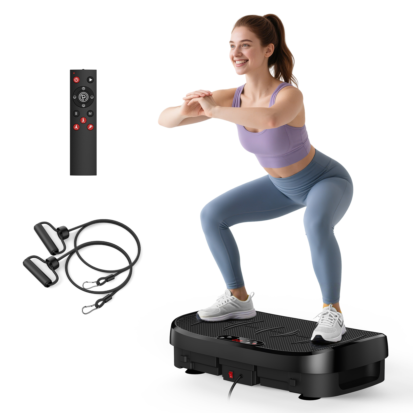 Home Gym Setup - Platforma wibracyjna do spalania tłuszczu, fitness,