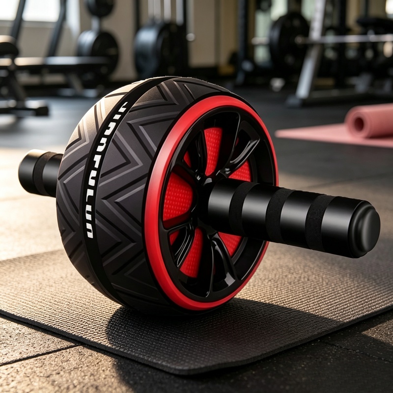 Home Gym Women - Antypoślizgowe kółko do ćwiczeń mięśni brzucha,