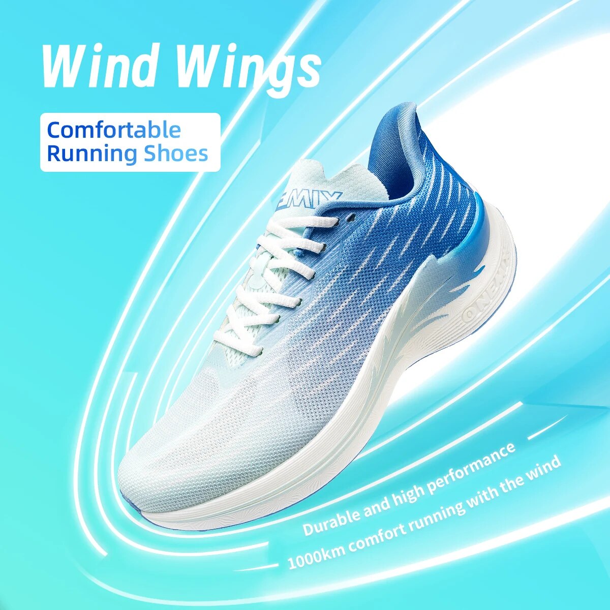 Speed Parachute Sprint - Onemix 2024, nowe, oddychające buty do