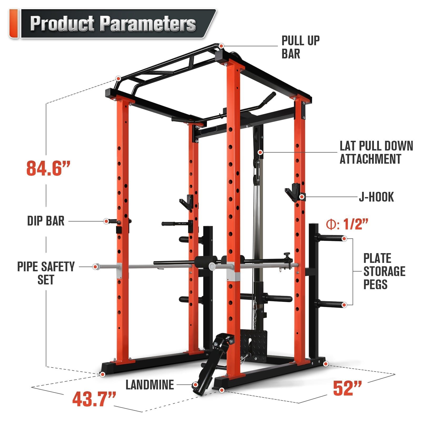 Home Gym System - Wielofunkcyjna klatka siłowa do domowej siłowni