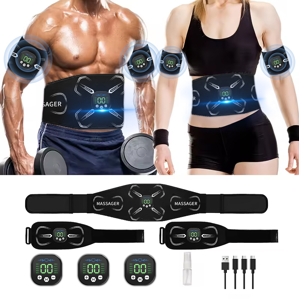 Home Gym Setup - Stymulator mięśni EMS, trener mięśni brzucha,