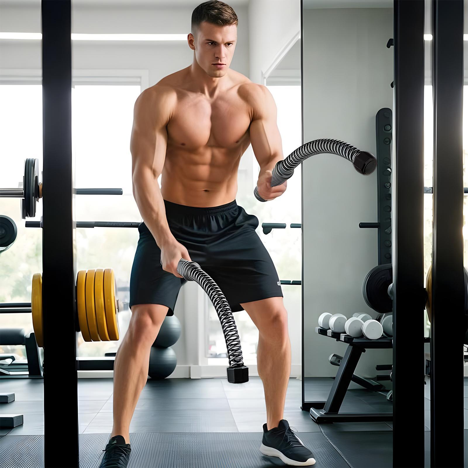 Battle Ropes do domowej siłown – Home Gym In Apartment recenzja i cena