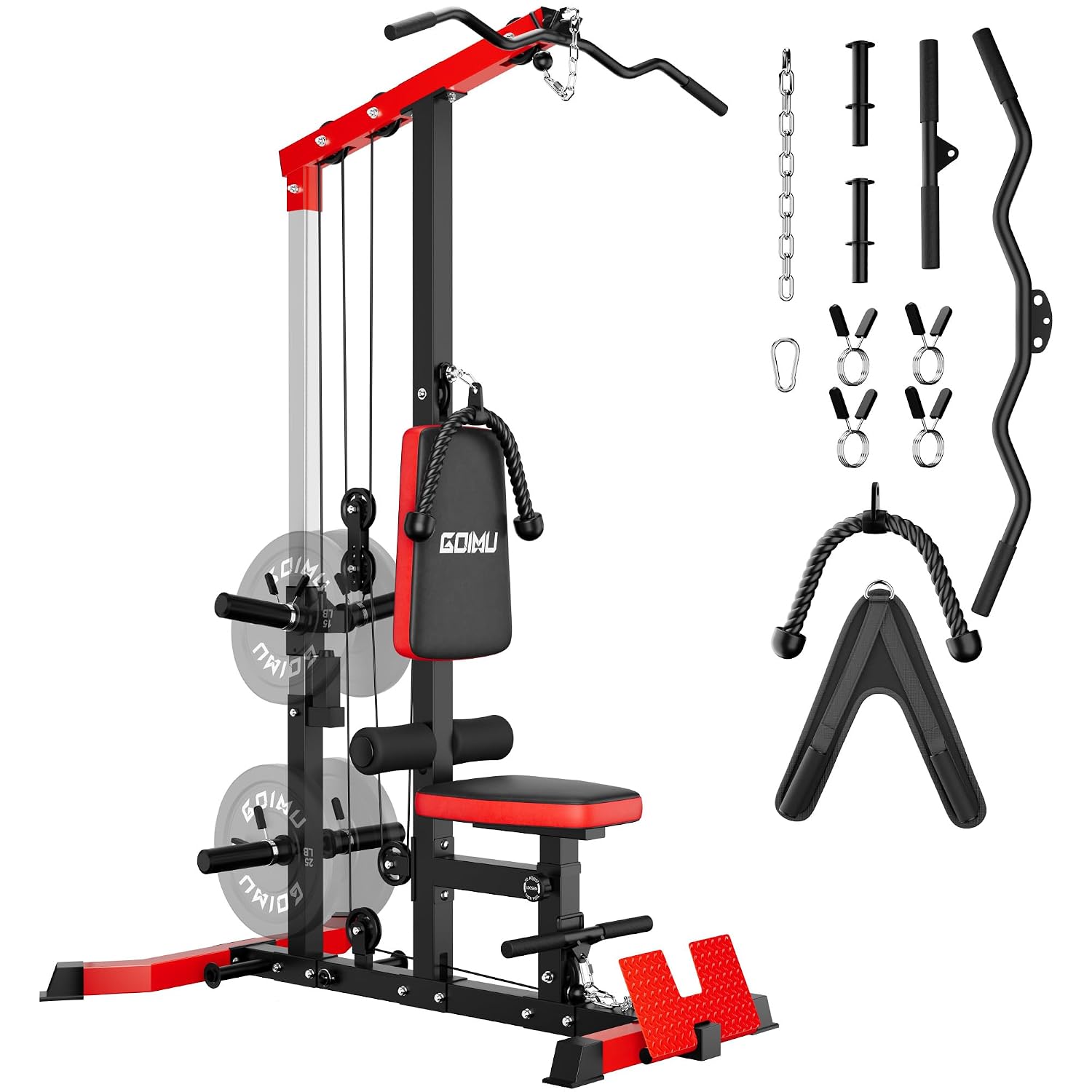 Maszyna do ściągania latów i w – Home Gym Lat Pulldown Machine recenzja i cena