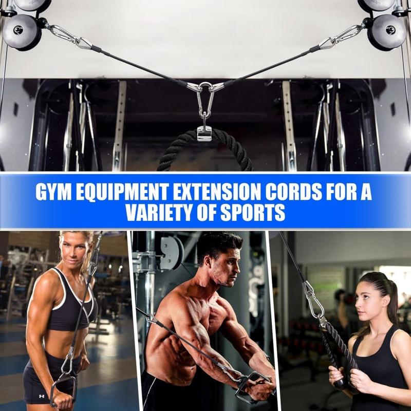 1/2 szt. Przedłużacz kabla do  – Home Gym Lat Pulldown Machine recenzja i cena