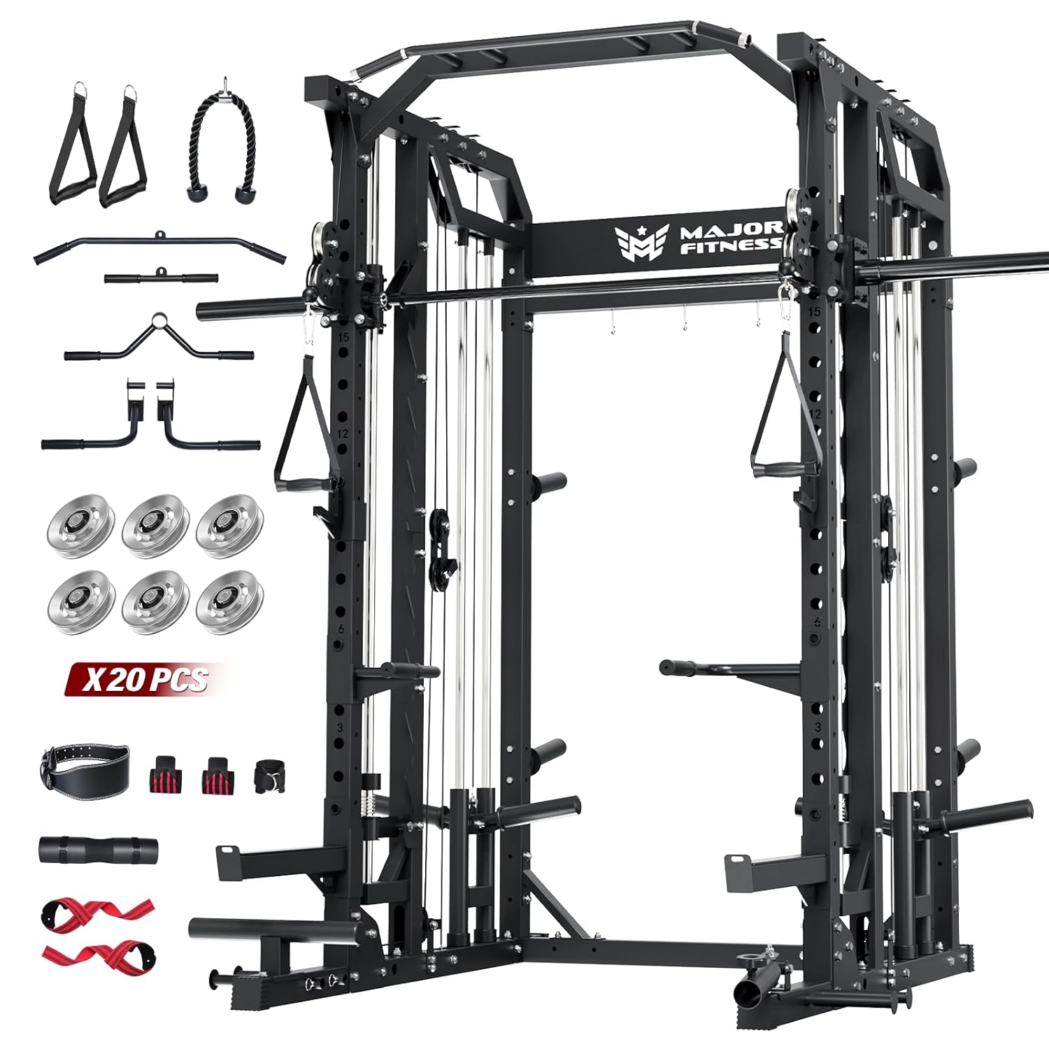Stojak do przysiadów Smith Mac – Home Gym Lat Pulldown Machine recenzja i cena