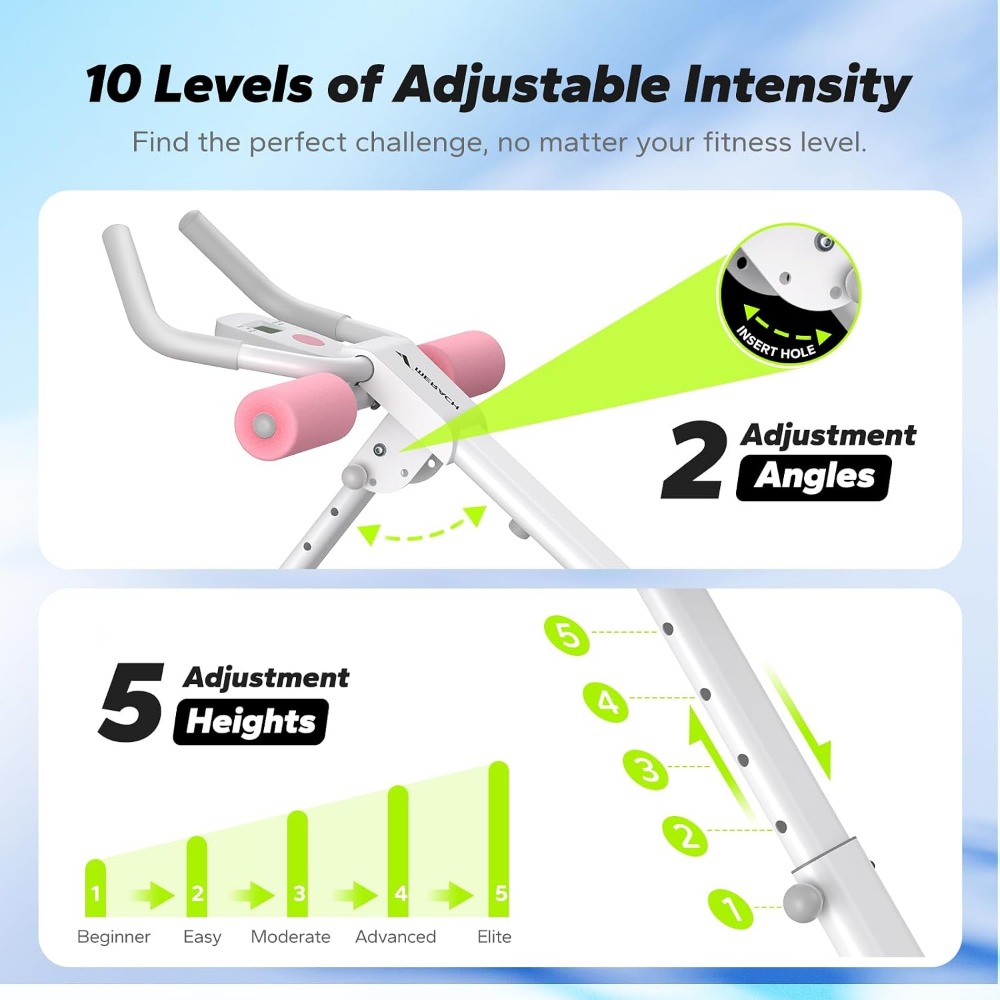 Regulowany trenażer mięśni brz – Home Gym Foldable recenzja i cena