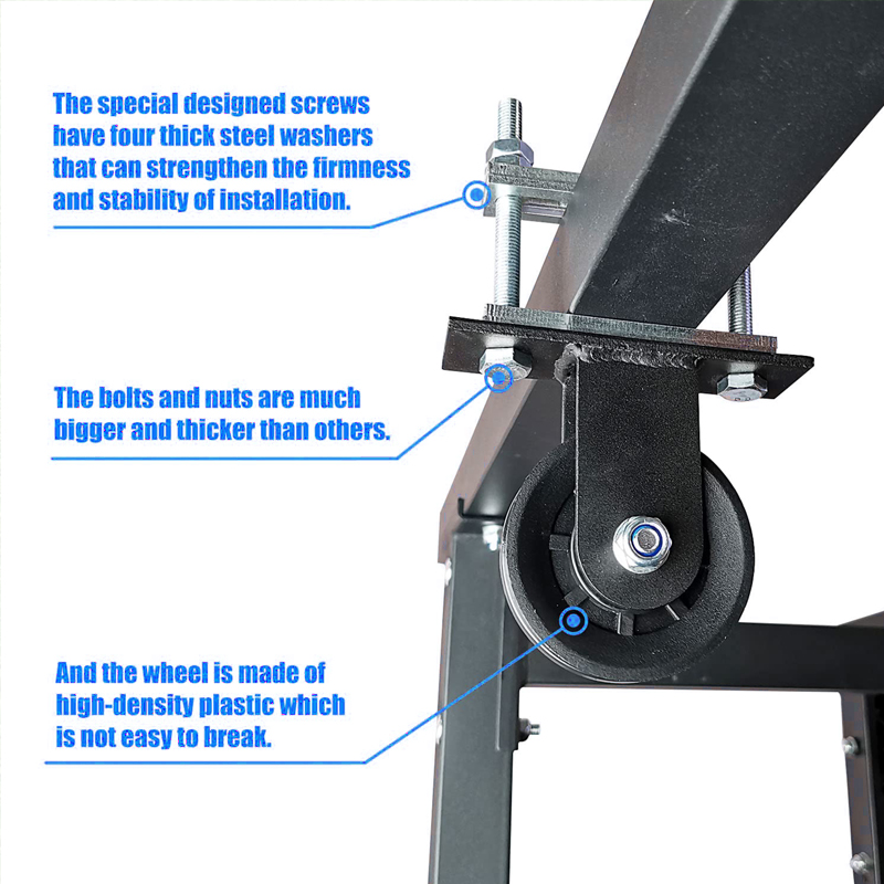 Wytrzymały system koła pasoweg – Home Gym Lat Pulldown Machine recenzja i cena