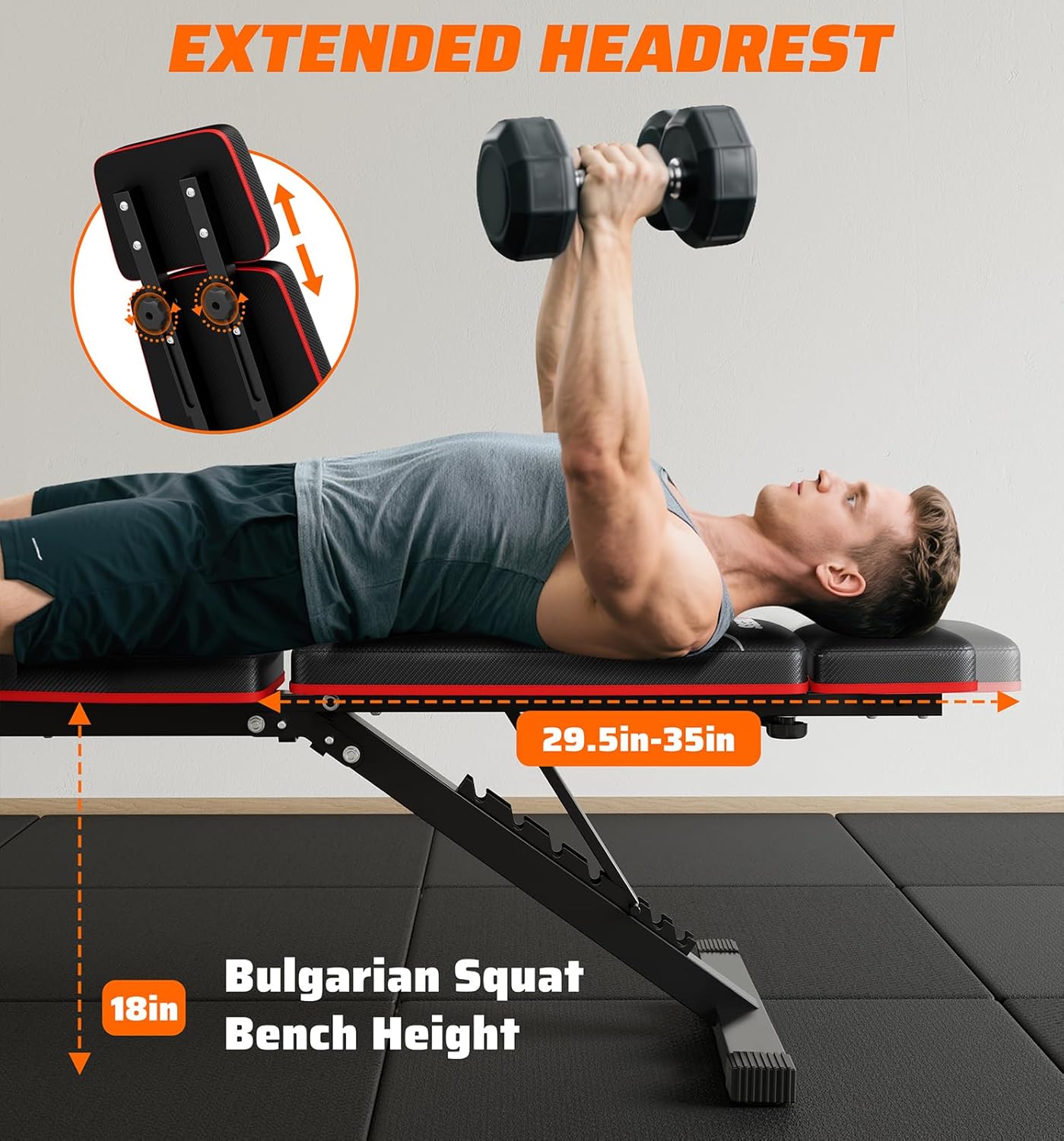 Składana ławka do ćwiczeń w do – Home Gym Foldable recenzja i cena